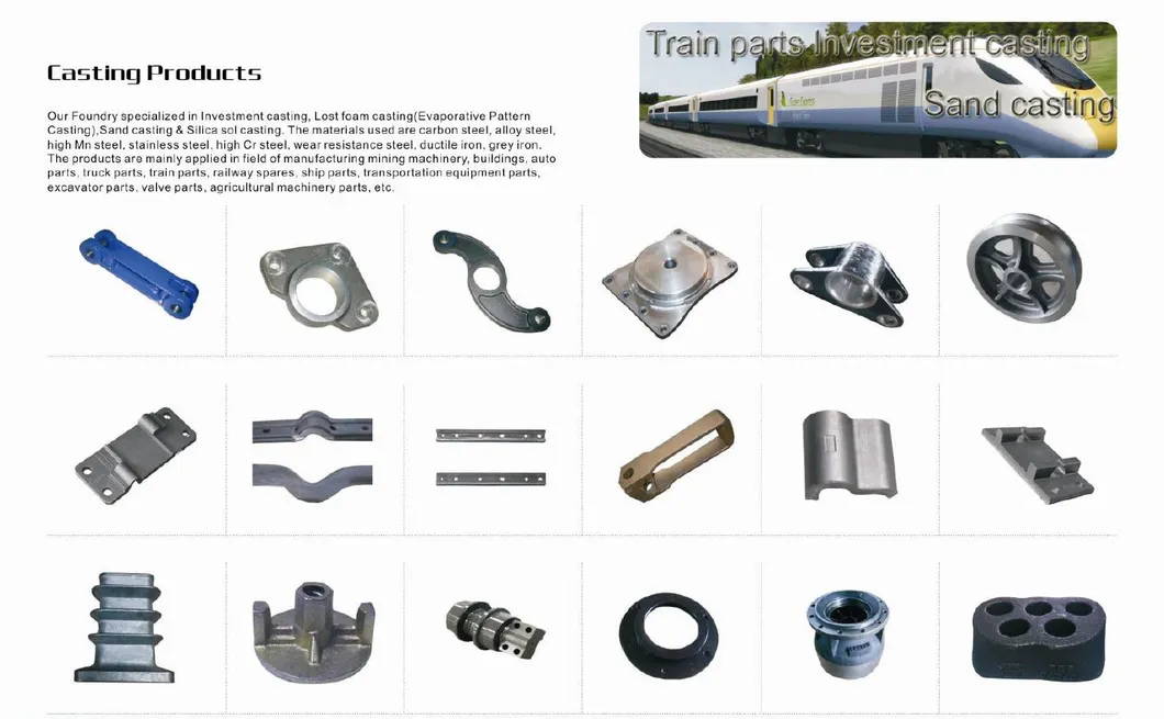 Casting Iron Railway Shoulders for Railway Building