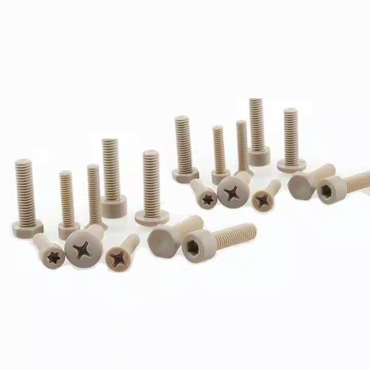 M20X90 Nylon Hex Screw Peek Bolt Fastener Hex Bolts