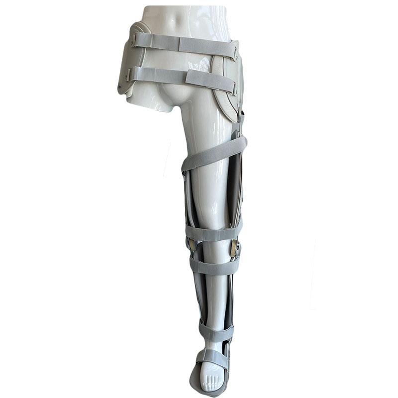 Single Leg Adjustable Hip Knee Ankle Foot Fixator