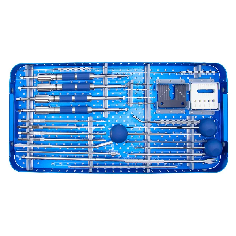 Quality Assured 5.5mm Spinal Pedicle Screw Instrument Set for Orthopedic Surgery