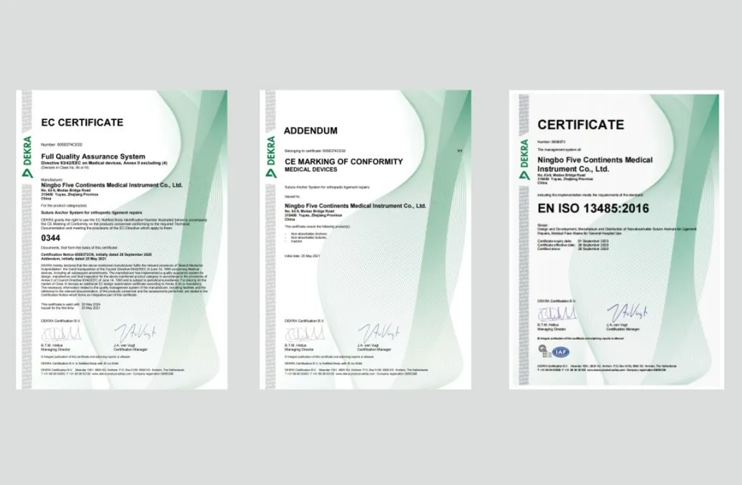 Medical Certifications