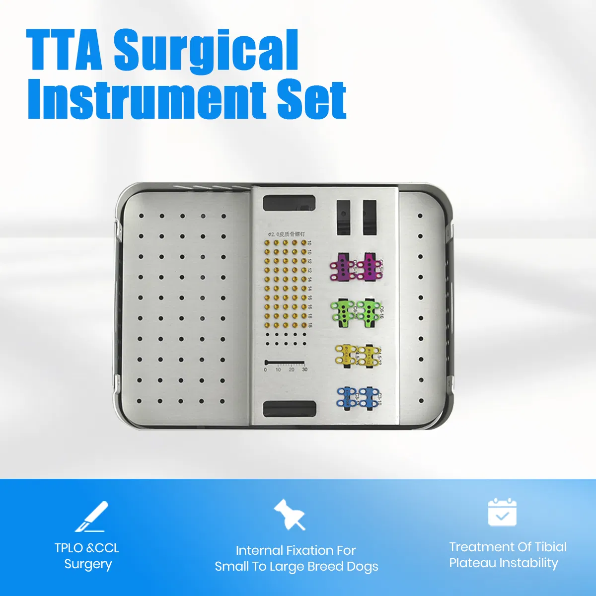 Sterile Veterinary Orthopedic Surgical Instrument Tta Set for Fracture Repair