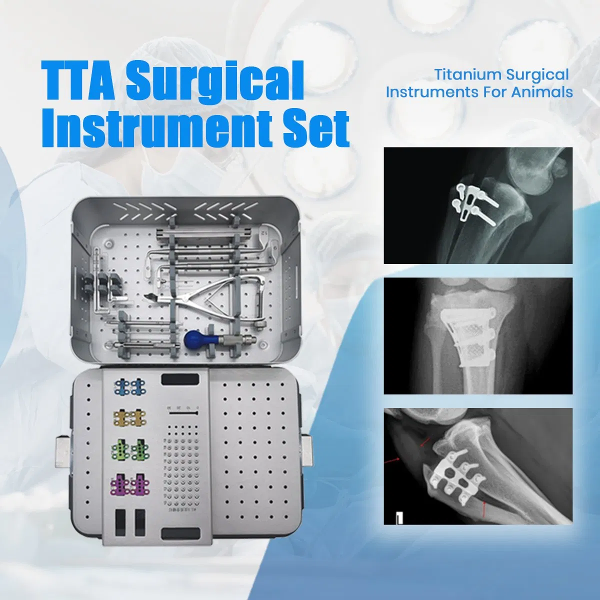Sterile Veterinary Orthopedic Surgical Instrument Tta Set for Fracture Repair