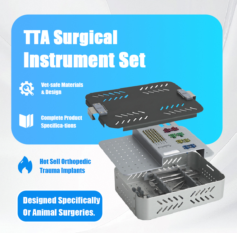 Sterile Veterinary Orthopedic Surgical Instrument Tta Set for Fracture Repair