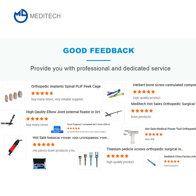 Quality Assured 5.5mm Spinal Pedicle Screw Instrument Set for Orthopedic Surgery