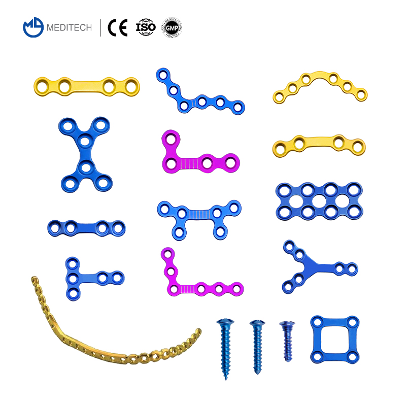 Titanium Cmf Locking Plates and Screws-Maxillofacial Orthopedic Implant System