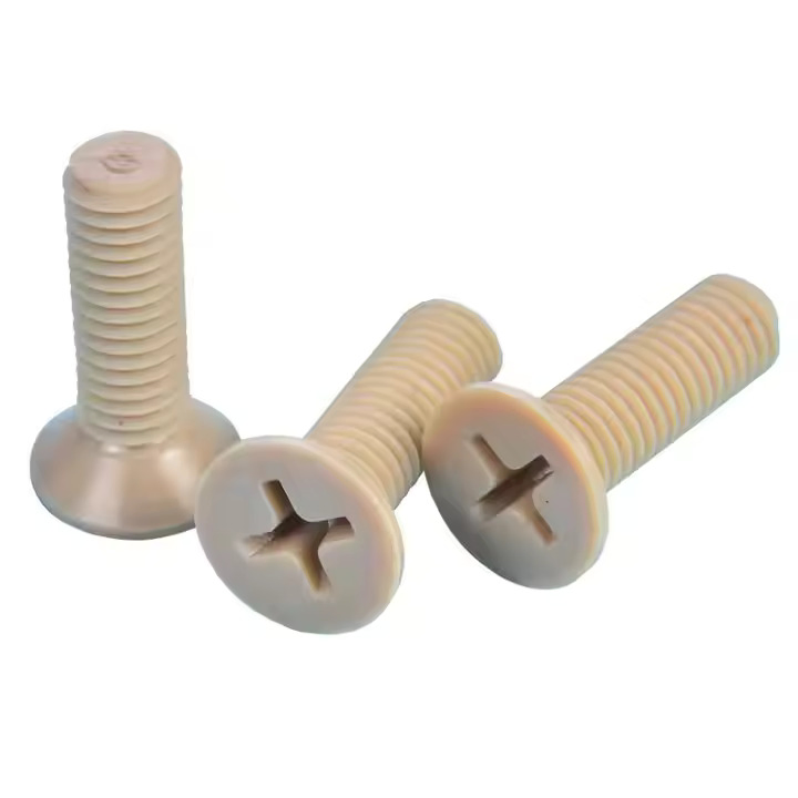 Insulation High Temperature Resistance Plastic Hexagon Allen Socket Hex Bolt Round Pan Head Peek Screws