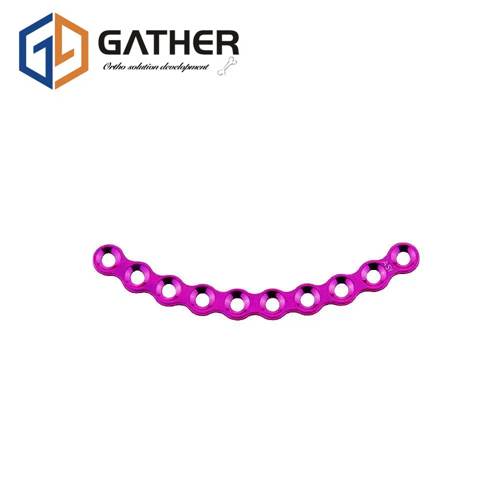 Maxillofacial Micro Arc Plate 10 Holes Trauma Implant Series Plastic Cosmetic Surgery