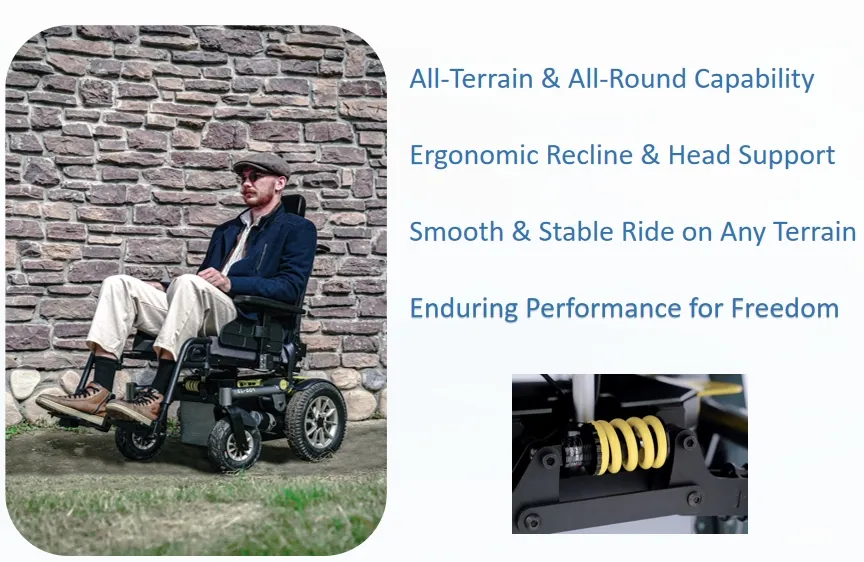 Outdoor Motor Electric Power Wheelchair