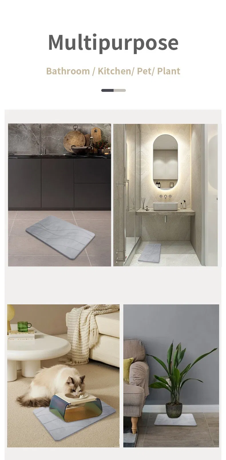 Diatomaceous Earth Bath Mat 7