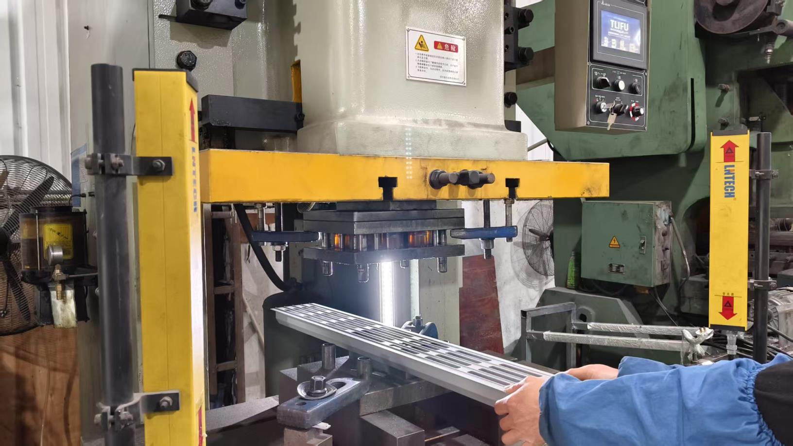 Aura Medical factory production - Ramp Stamping Process in Foshan Guangdong