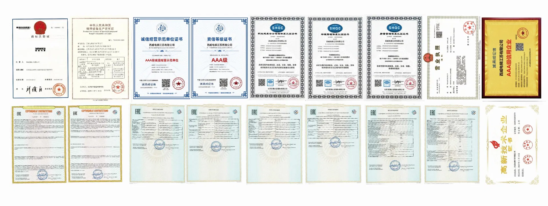 Certification Documents