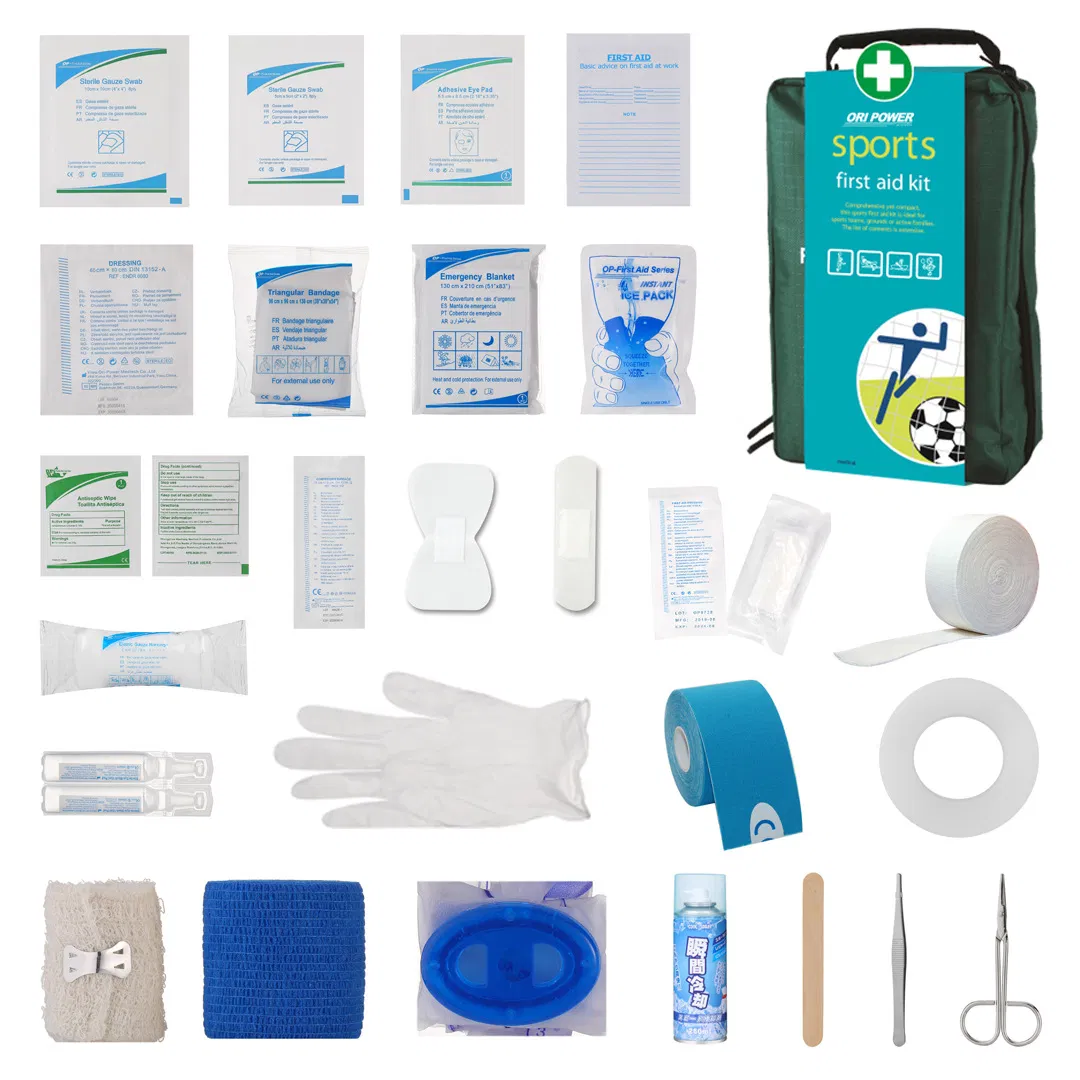 First Aid for Field Sports Injuries Includes Dressings