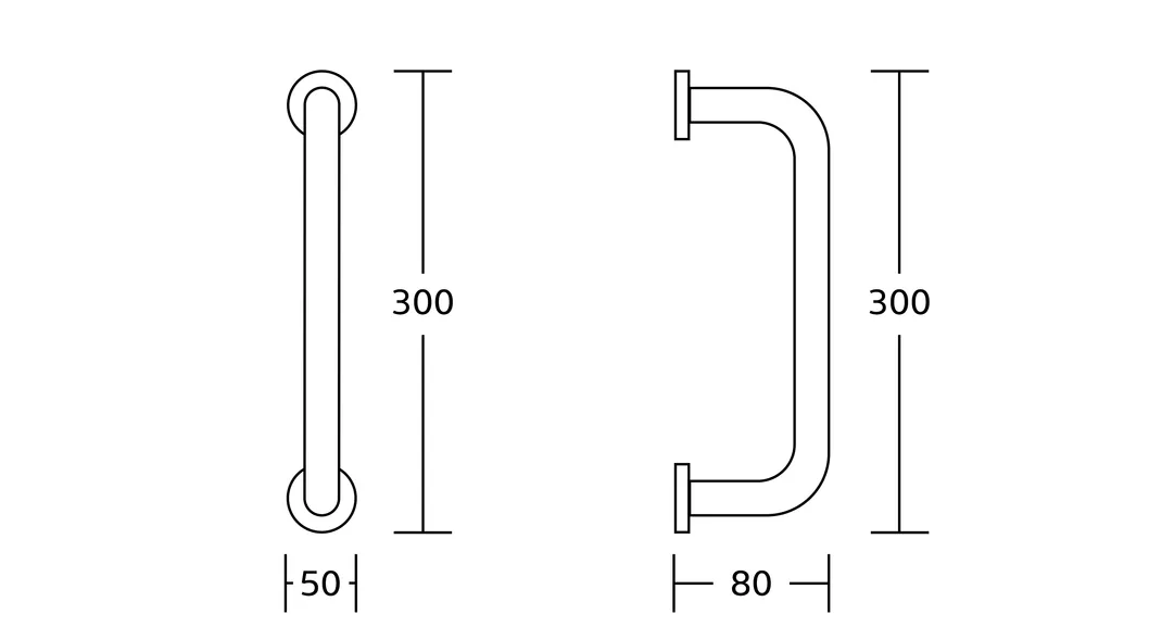 Grab Bar Dimensions