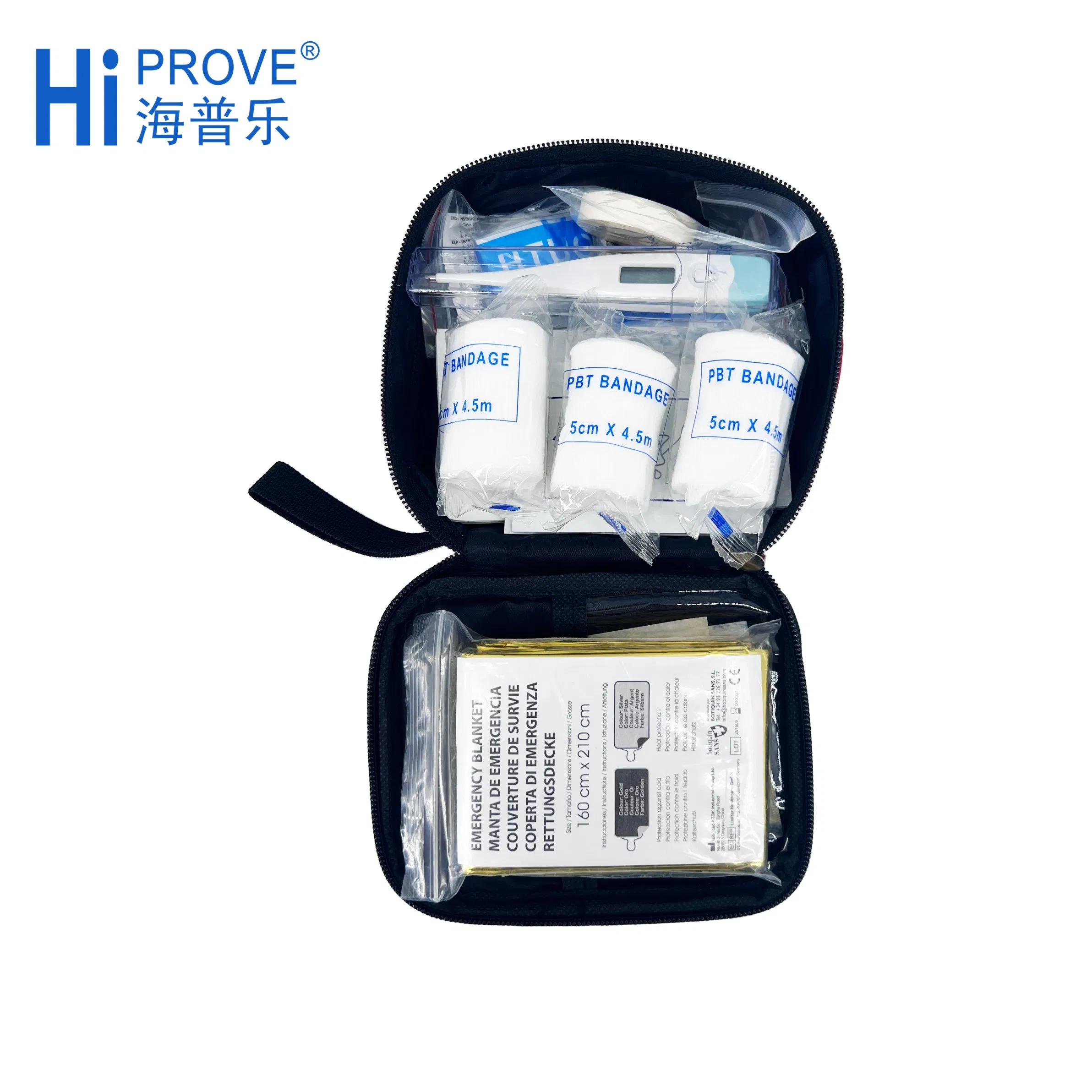 Home Use Waterproof Portable Empty Car Travel Auto Mini Sport First Aid Dressing Kit Bag Box for Family Travel Emergency Medical Treatment