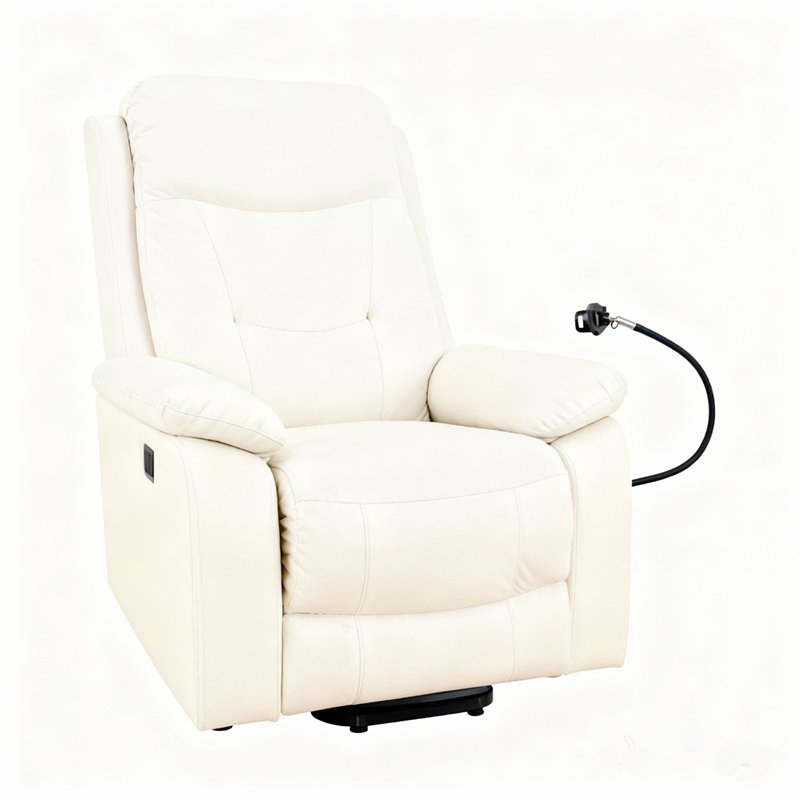 High Backrest Recliner Leather Sofa Living Room Furniture