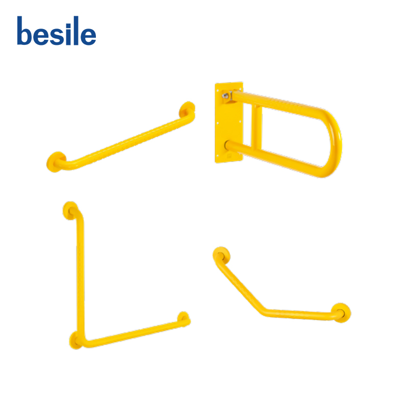 Stainless Steel Angled Toilet Safety Support Bathroom Grab Bar