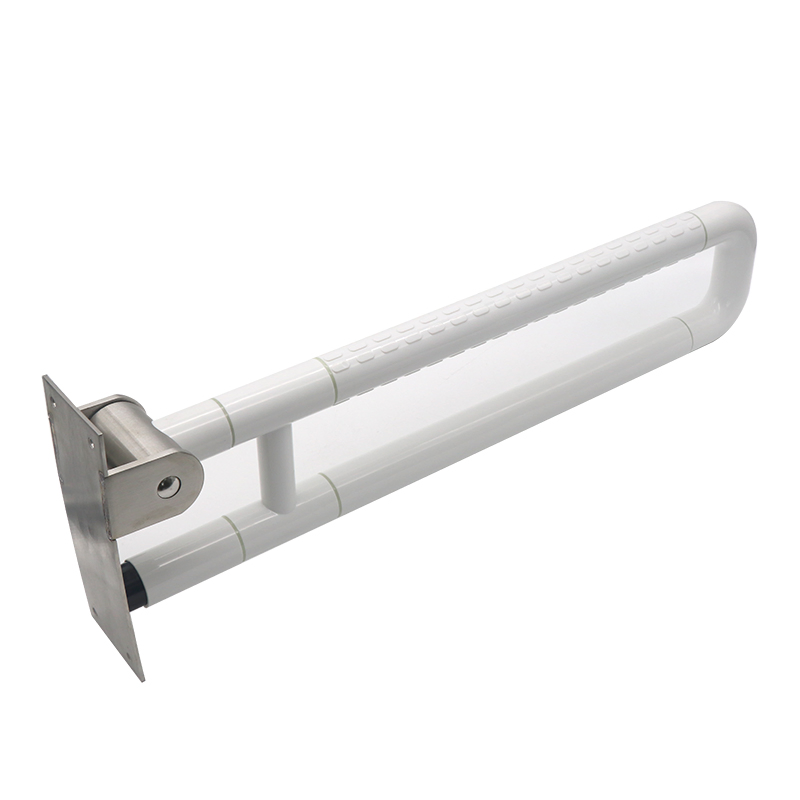 Wall Mounted Hinged Support Rail Toliet Folded Support Bar for Elderly Bathroom Safety Grab Bar