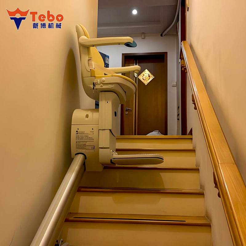 Portable Comfortable Home Mini Residential Elevator Type Electric Straight Rail Stair Lift