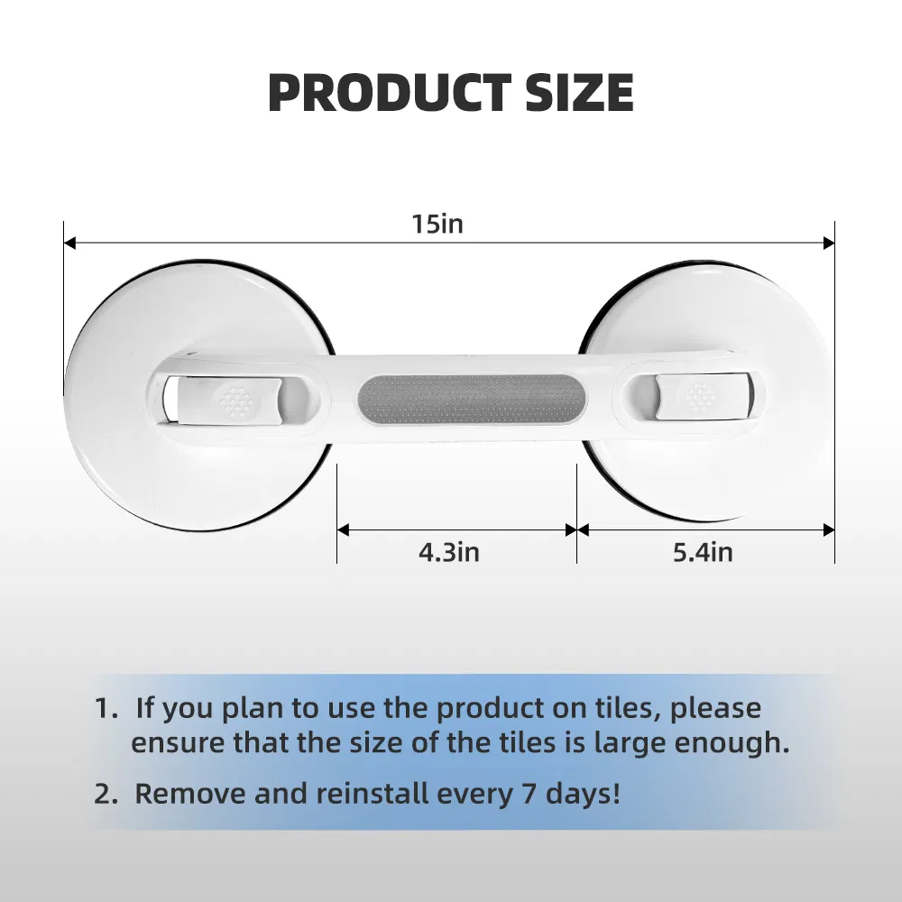 Custom Logo Handicap Grab Bar for Shower Safety and Support