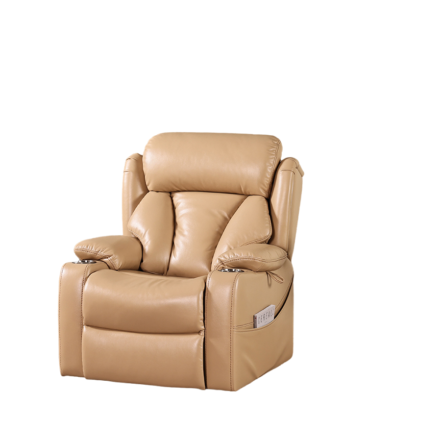 Lift Chair for Elderly, Power Chair Recliner with Remote Control, Side Pockets for Living Room
