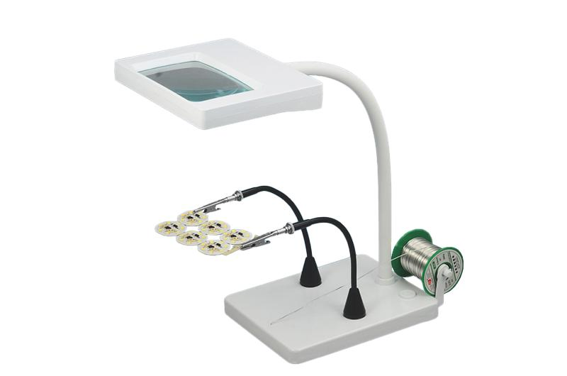 Multifunctional LED Table Magnifying Lamp