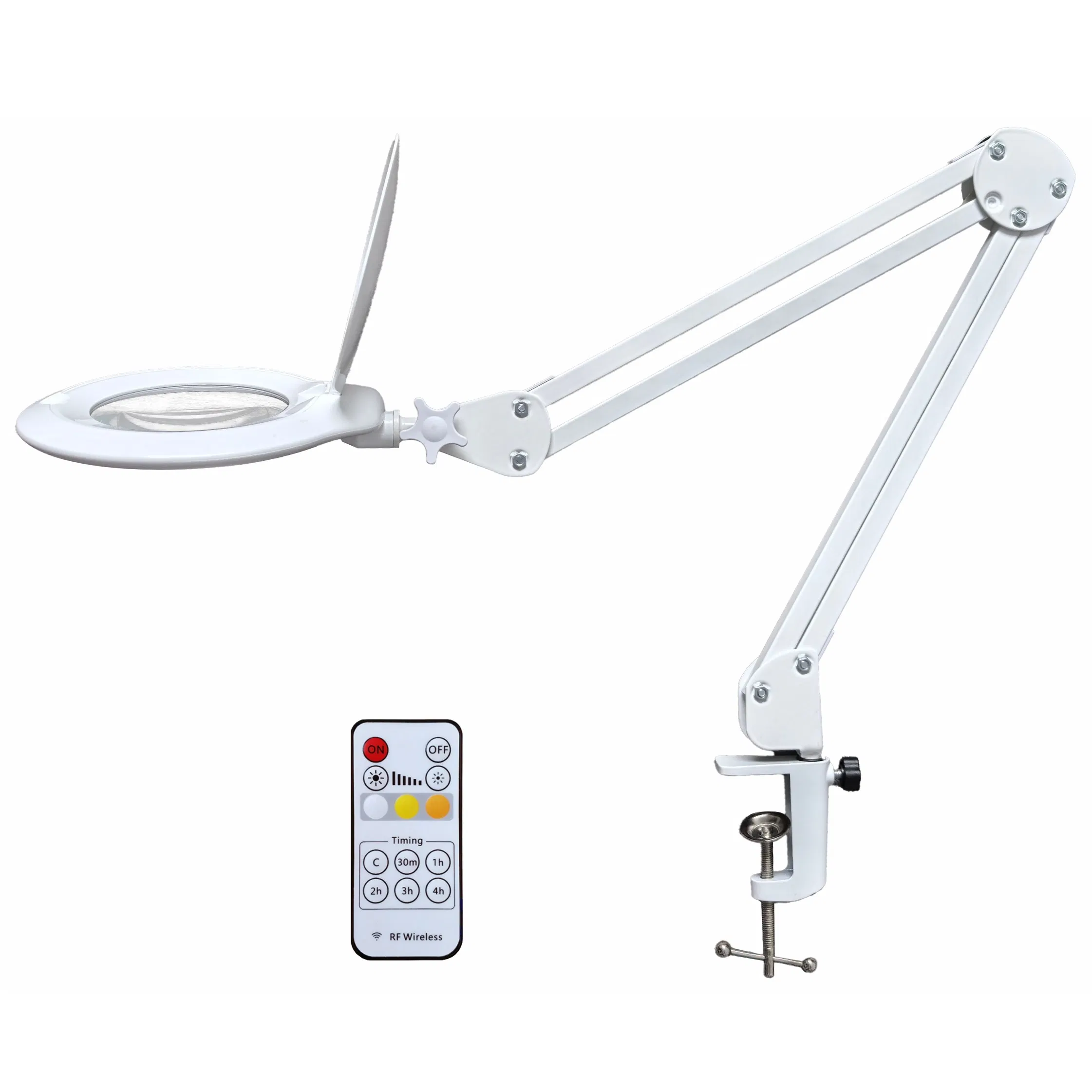 New Remote Control USB LED Magnifying Lamp with White-Yellow-Mixed Light