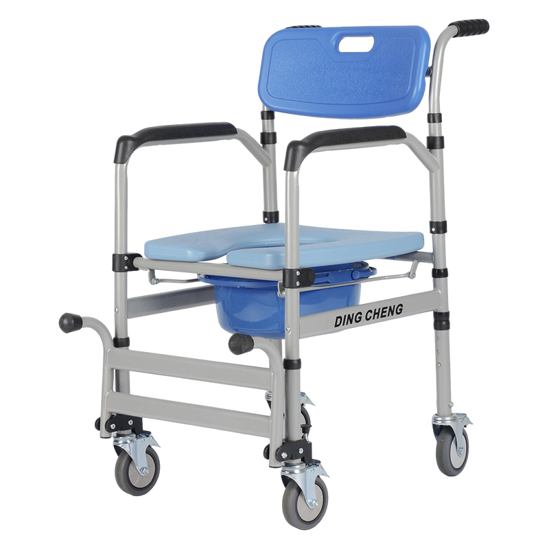 Dinglian Dl-6022t Rolling Medical Wheelchair Commode Bath Mobility Equipment