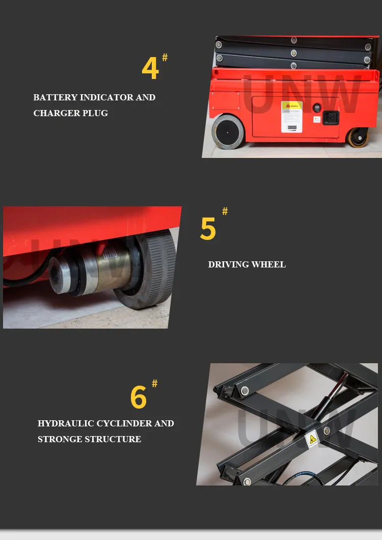 Mini Scissor Lift Detail 4