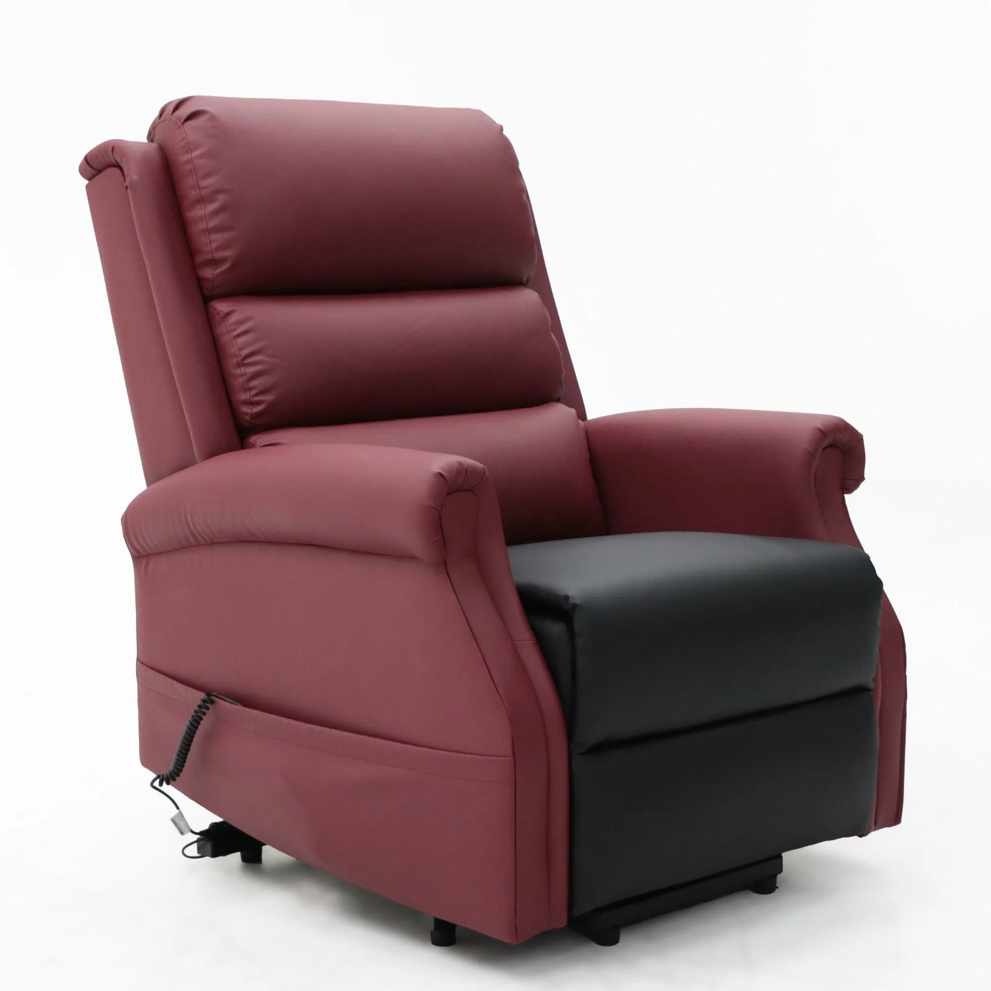 Geeksofa 9250 Single Motor Power Electric Medical Lift Riser Recliner with Good Leather for The Elderly