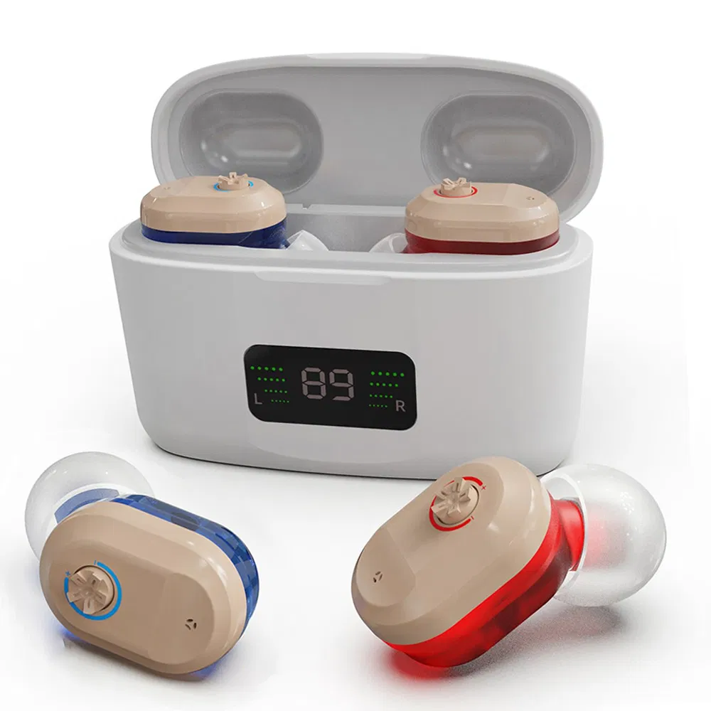 Free Sample Cic Rechargeable Hearing Aid Amplifier for Deafness Seniors