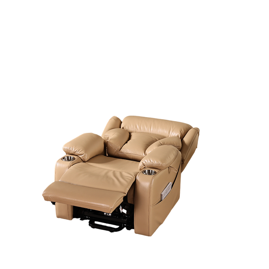 Lift Chair for Elderly, Power Chair Recliner with Remote Control, Side Pockets for Living Room