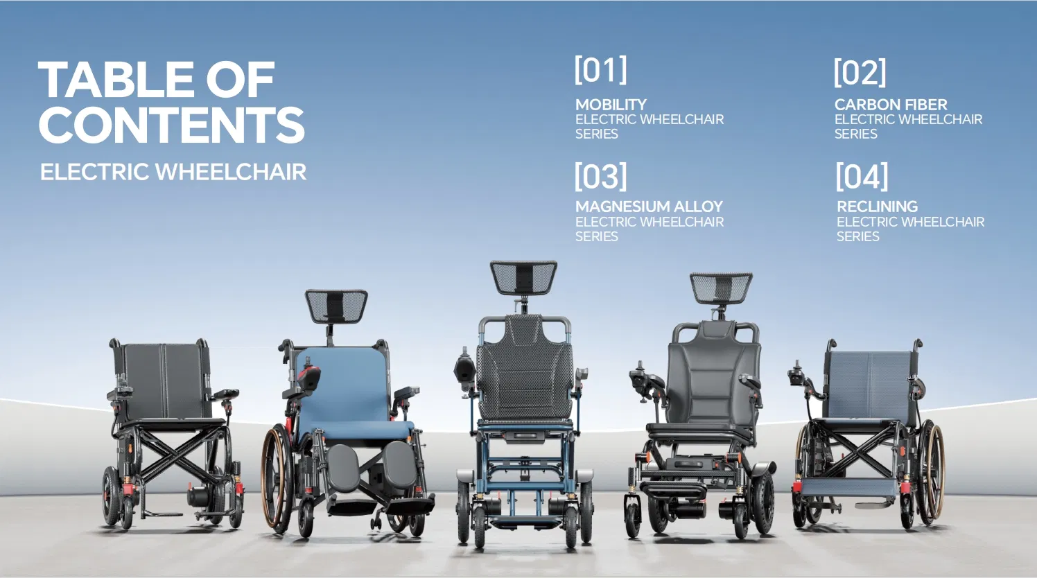 Compact Carbon Fiber Electric Wheelchair