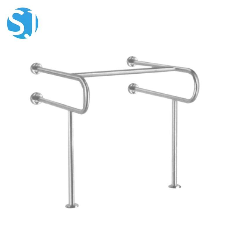 U-Shape Stainless Steel Grab Bar Bathroom Toilet Safety Support Rail Elderly Accessibility Handrail