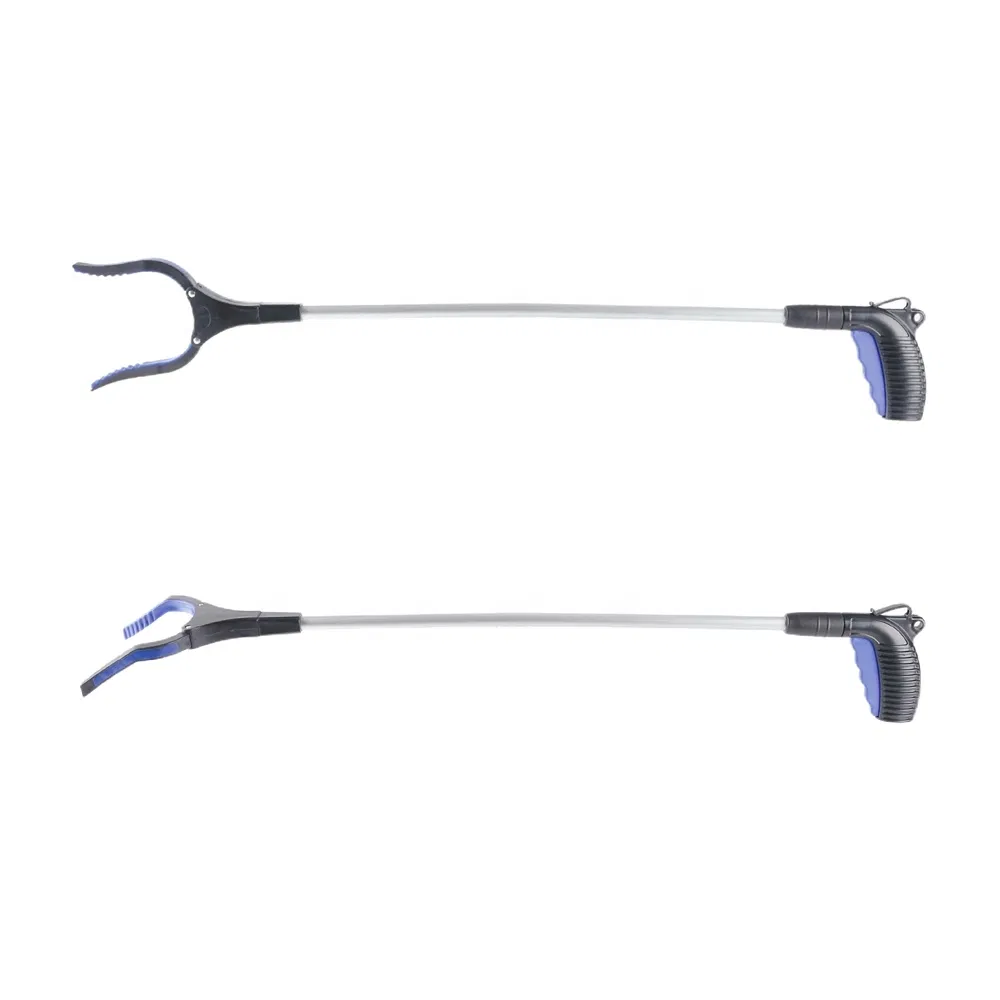 Aluminium Long Reach Pickers Litter Grabbers Reaching Aid for Disabled &amp; Elderly