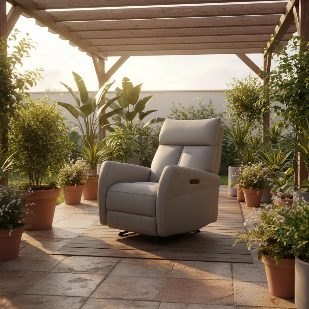 Smart Home Dual Motor Power Lift Recliner Chair Luxury Reclining Genuine Leather Single Armchair for Office and Home Use