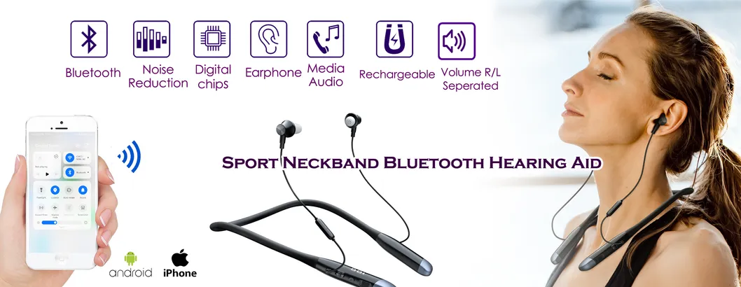 Wireless Bluetooth Hearing Aid