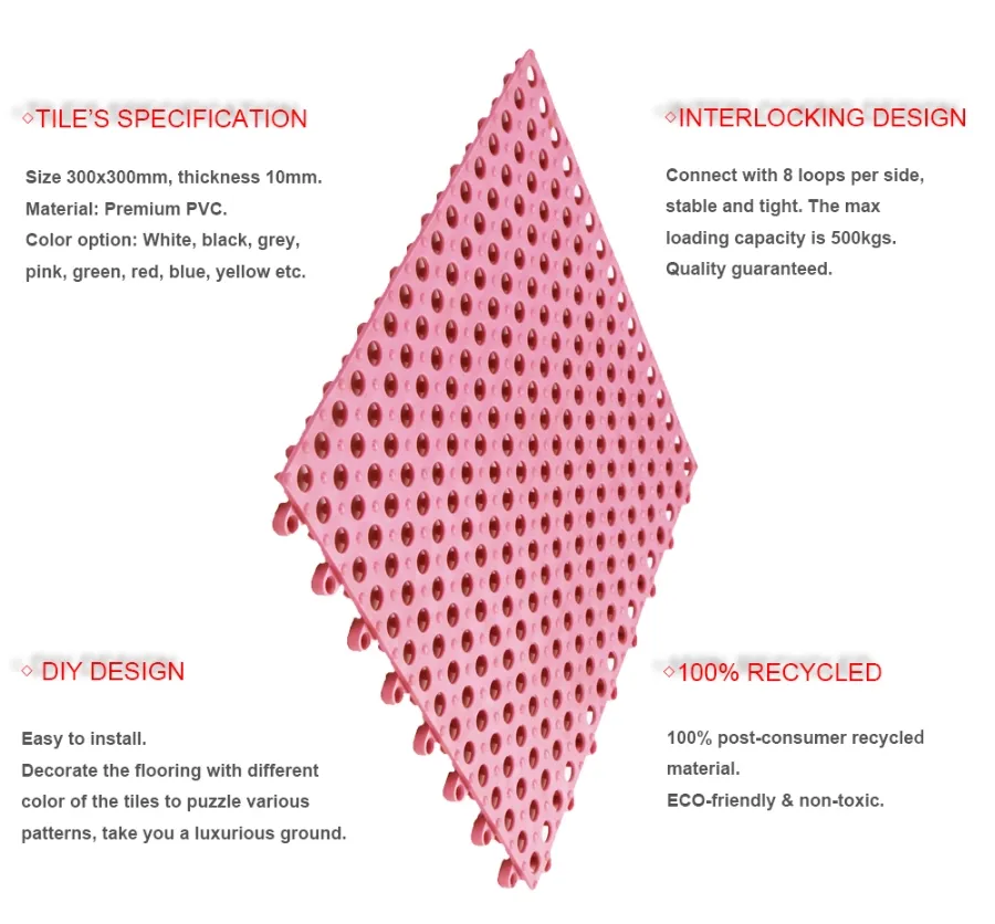 PVC Interlocking Floor Tile