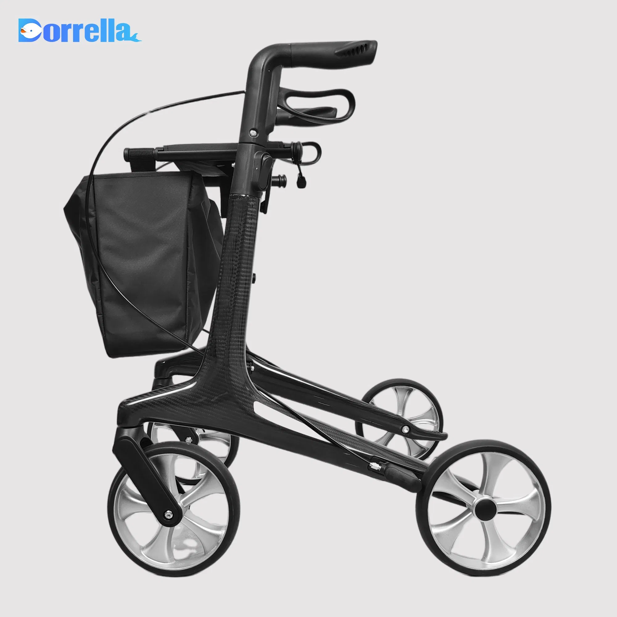 Factory Direct Sales Wholesale Orthopedic Medical Supplies Adjustable Walkers &amp; Rollators with Wheels Lightweight Walking Aids for Disable