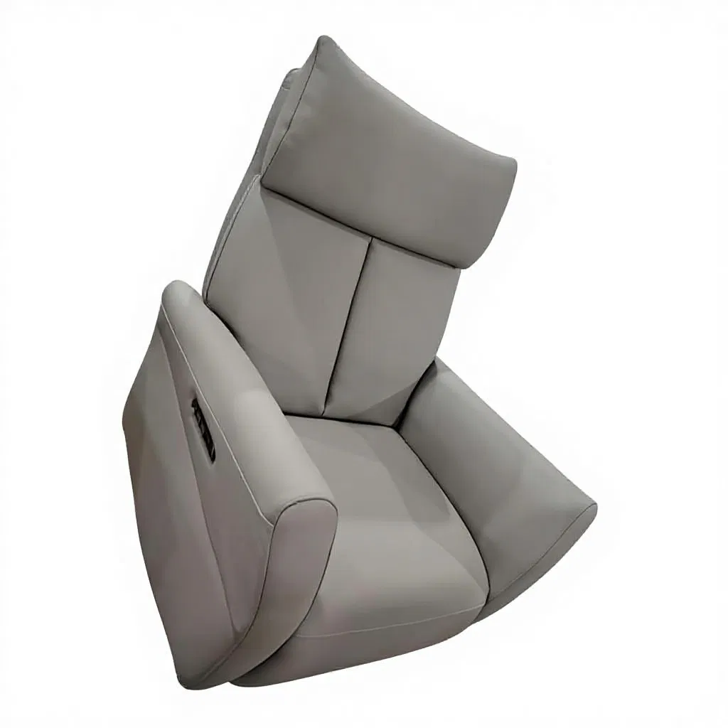 Smart Home Dual Motor Power Lift Recliner Chair Luxury Reclining Genuine Leather Single Armchair for Office and Home Use