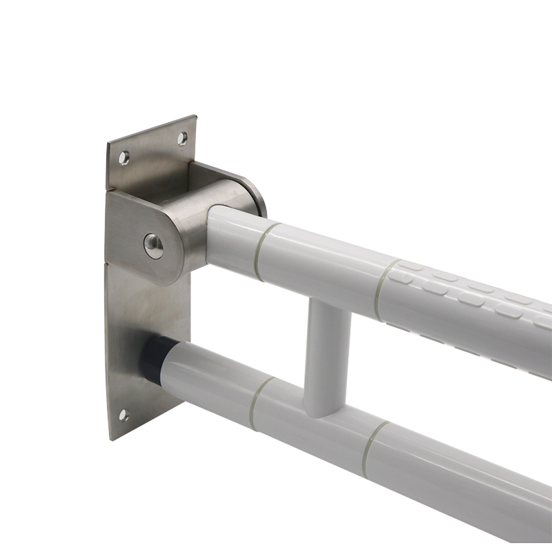 Wall Mounted Hinged Support Rail Toliet Folded Support Bar for Elderly Bathroom Safety Grab Bar