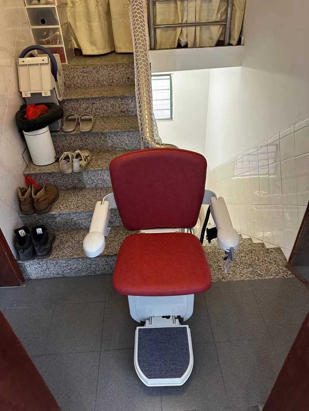 Stair Lift Seat Detail