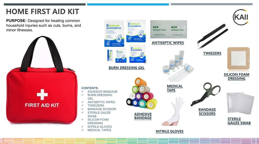 Personalized Trauma and Car Emergency First Aid Supplies