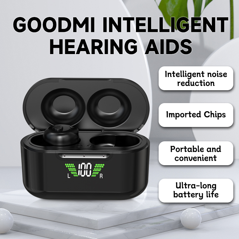 Cic Bluetooth Digital Hearing Aids for Deaf Rechargeable Hearing Aid