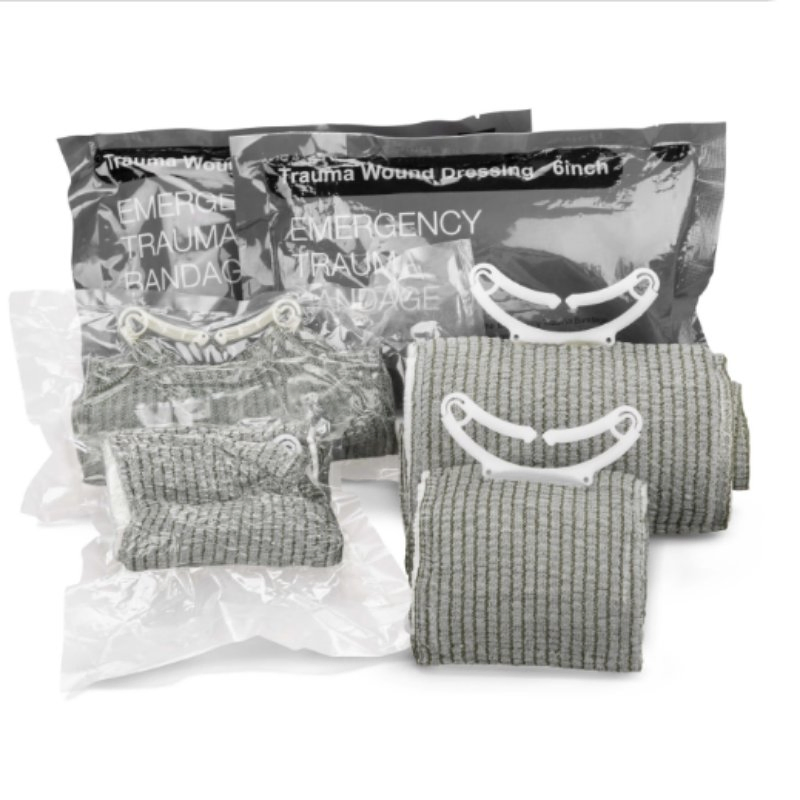 Wholesale 4'' 6'' First Aid Bandage Israeli Trauma Sterile Dressing Compression Emergency Trauma Bandage for War CE