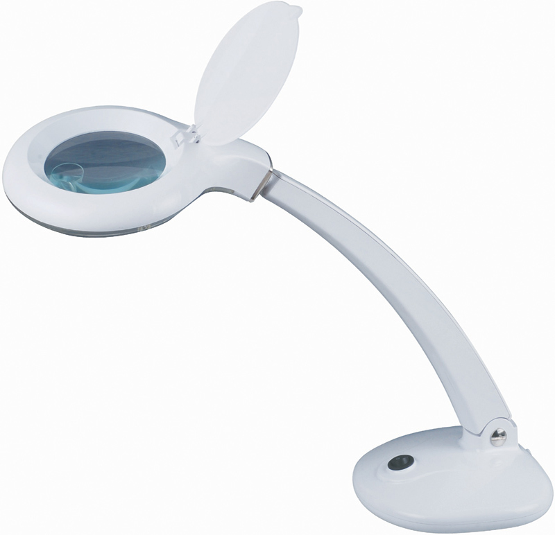 4" Lens Hand-Free Illuminated Magnifying Magnifier Desk Lamp (BM-2012A)