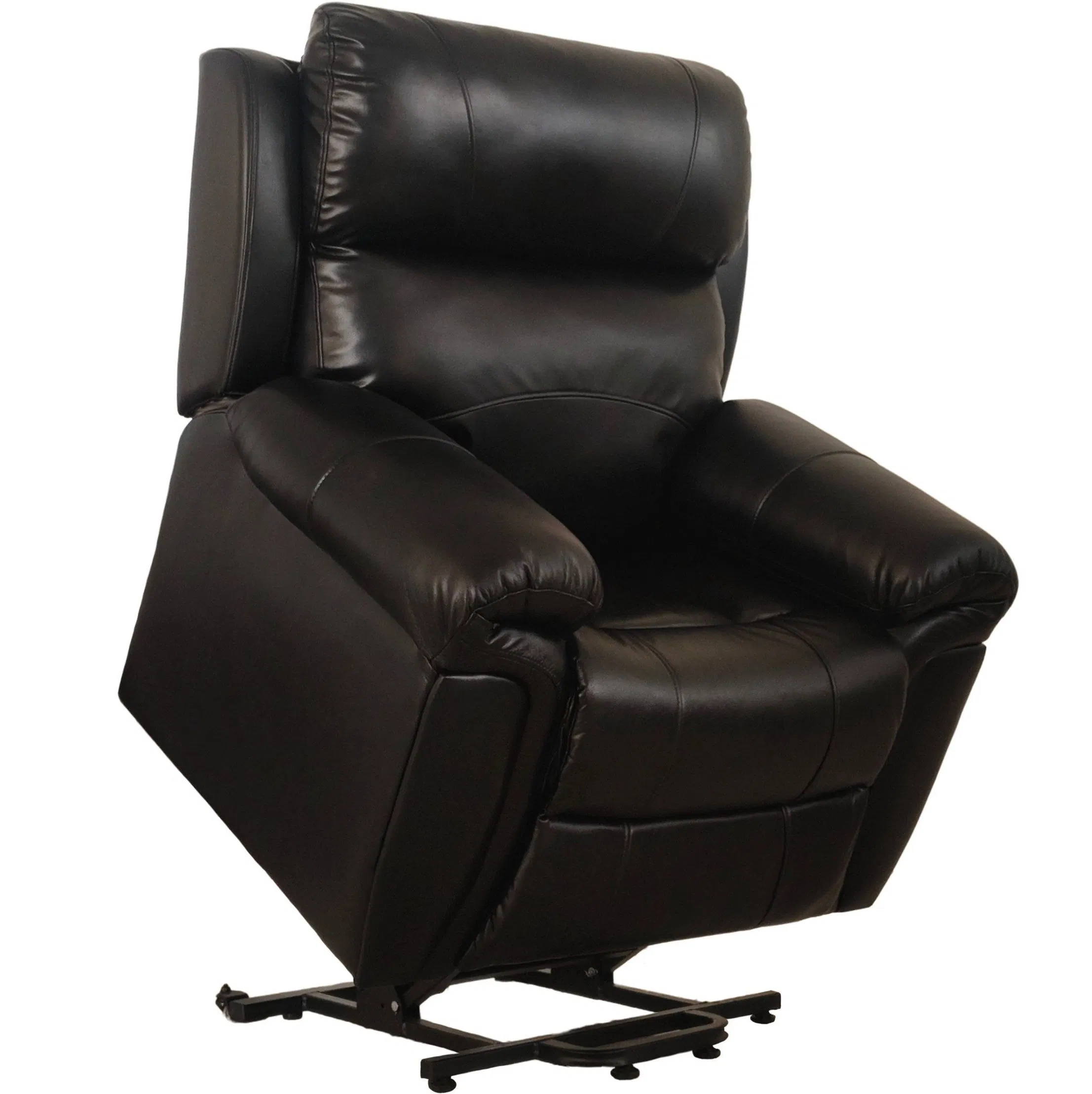 4 Motors Ergonomic Lift Recliner Featuring Lumbar Support and Headrest