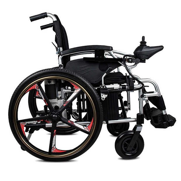 Outdoor Electric Wheelchair Portable Lightweight Motorized Wheelchair