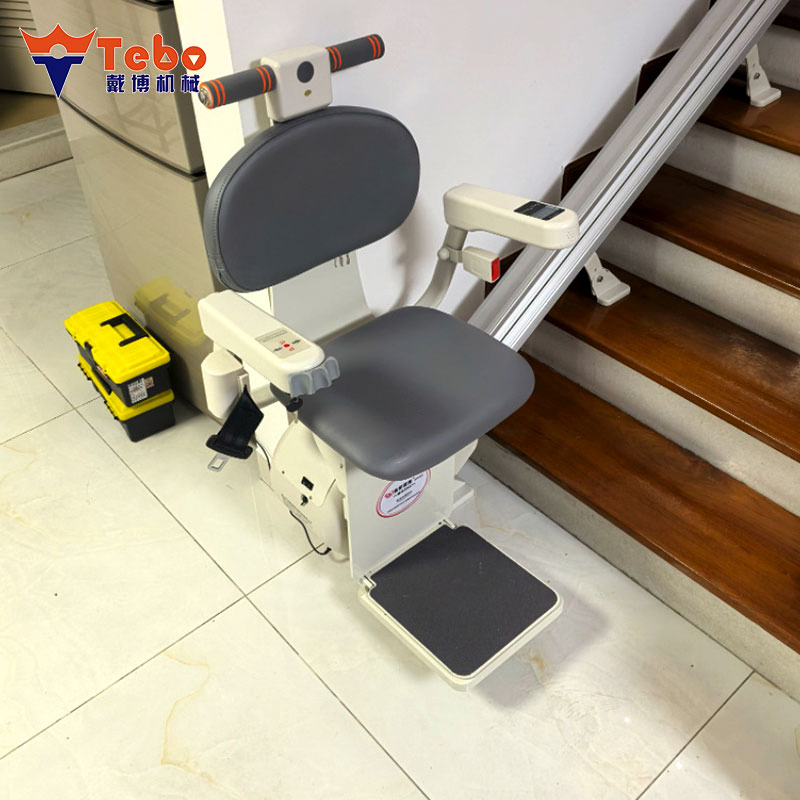 Portable Comfortable Home Mini Residential Elevator Type Electric Straight Rail Stair Lift