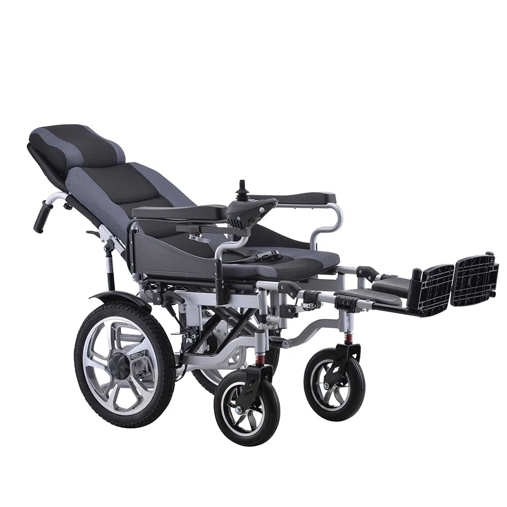 Factory Electric Wheelchair Reclining Electric Power Wheelchair Foldable Wheelchair for Disabled